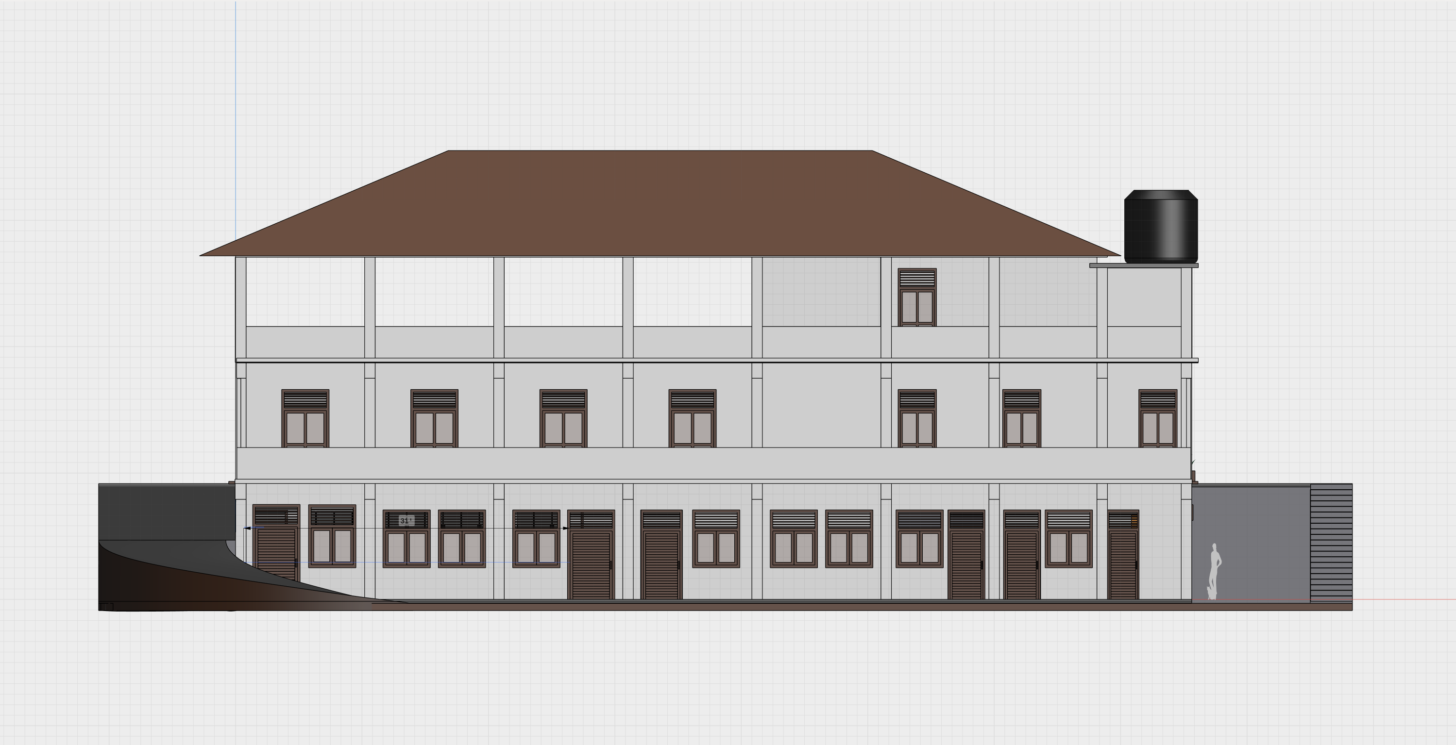 Rear elevation
